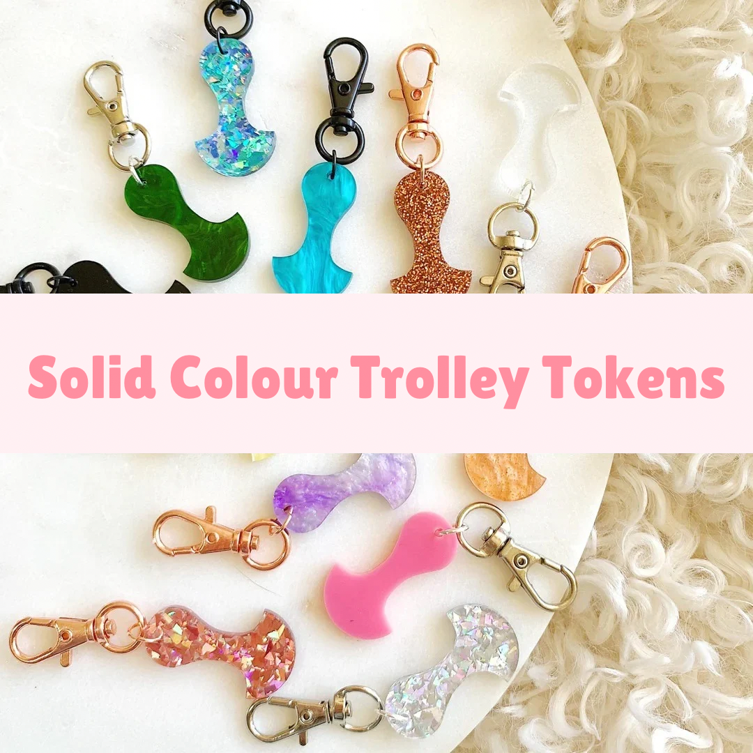 Solid Colour Trolley Tokens